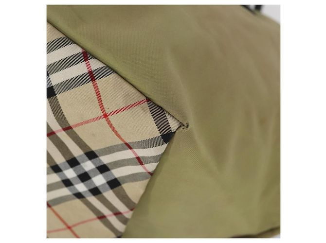 Autre Marque Borsa a spalla Burberrys Nova Check in tela di nylon 2 set beige Auth 155112 - vista 8