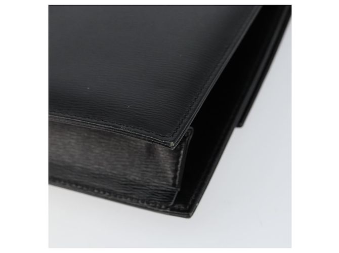 Borsa a spalla con catena Christian Dior in pelle nera e oro Auth BA8202 Nero D'oro - vista 15
