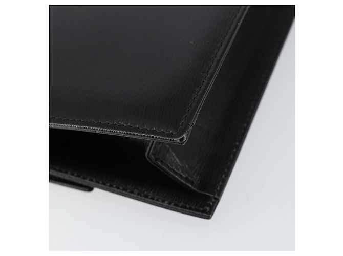 Borsa a spalla con catena Christian Dior in pelle nera e oro Auth BA8202 Nero D'oro - vista 16
