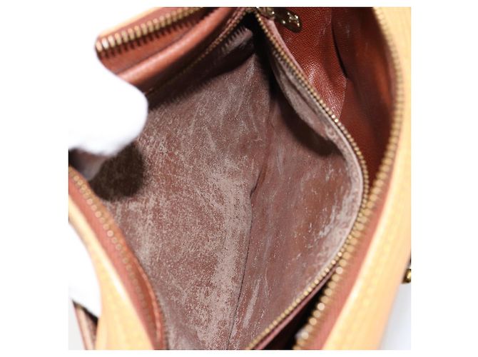 LOUIS VUITTON Borsa a Spalla Epi Jeune Fille MM Beige M52156 LV Auth BA8158 - vista 11