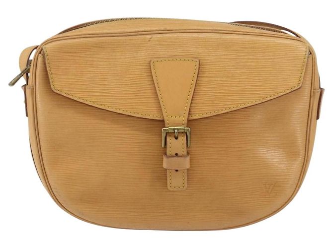 LOUIS VUITTON Borsa a Spalla Epi Jeune Fille MM Beige M52156 LV Auth BA8158 - vista 13