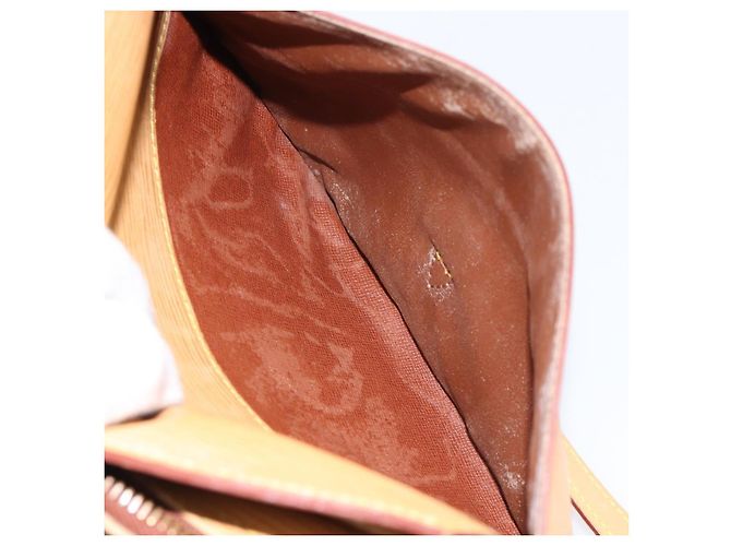 LOUIS VUITTON Borsa a Spalla Epi Jeune Fille MM Beige M52156 LV Auth BA8158 - vista 23