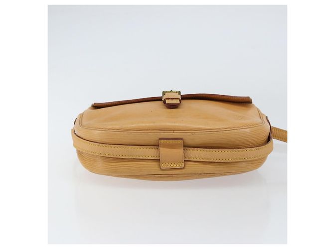 LOUIS VUITTON Borsa a Spalla Epi Jeune Fille MM Beige M52156 LV Auth BA8158 - vista 5