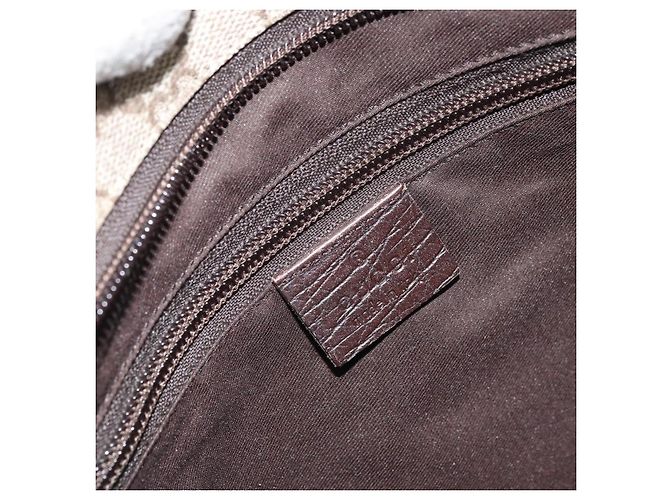 Bolso de Hombro GG Supreme PVC Beige Plata de GUCCI 141626 Auth bs31415 - vista 18