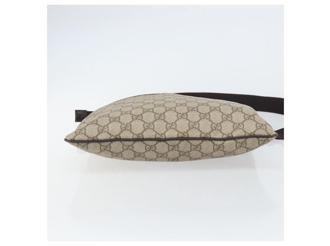 Bolso de Hombro GG Supreme PVC Beige Plata de GUCCI 141626 Auth bs31415 - vista 5