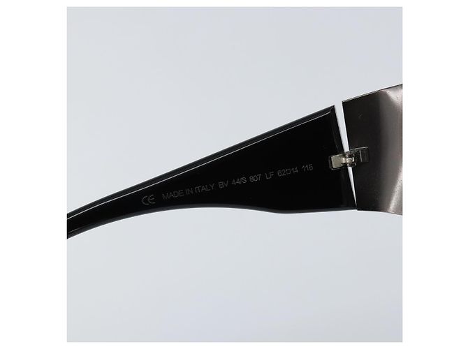 Autre Marque Gafas de sol de plástico negras Auth BA8246 de BOTTEGA VENETA Negro - vista 11