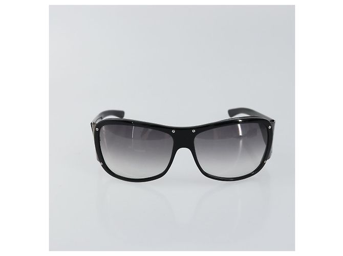 Autre Marque Gafas de sol de plástico negras Auth BA8246 de BOTTEGA VENETA Negro - vista 2