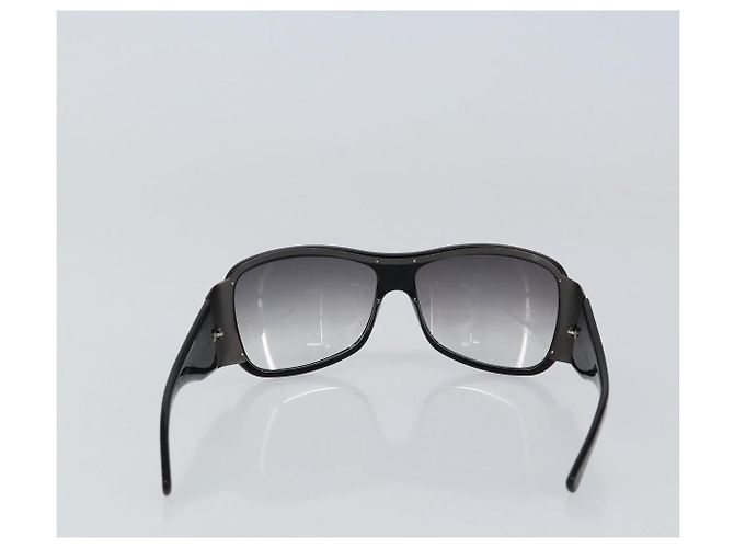 Autre Marque Gafas de sol de plástico negras Auth BA8246 de BOTTEGA VENETA Negro - vista 3
