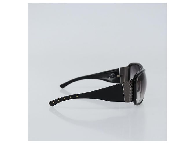Autre Marque Gafas de sol de plástico negras Auth BA8246 de BOTTEGA VENETA Negro - vista 5