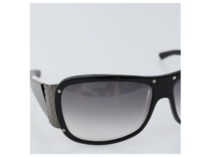 Autre Marque Gafas de sol de plástico negras Auth BA8246 de BOTTEGA VENETA Negro - vista 6
