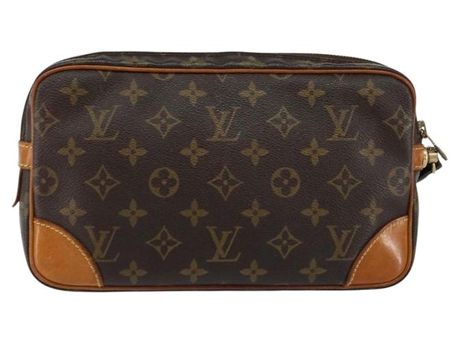 LOUIS VUITTON Clutch Marly Dragonne GM Monogram M51825 LV Auth th6504 Monogramma - vista 2