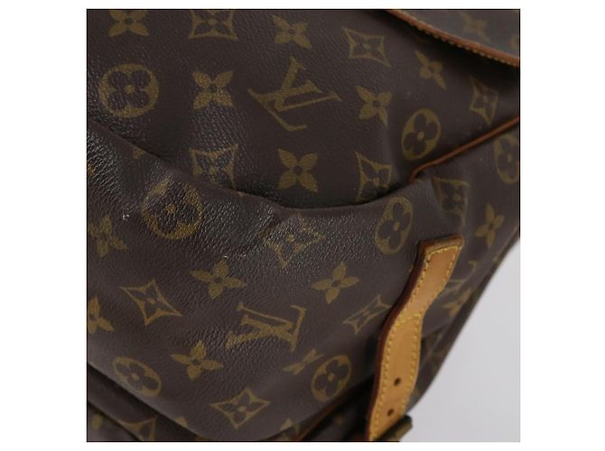 LOUIS VUITTON Borsa a Spalla Monogram Saumur 35 M42254 LV Auth 148638 Monogramma - vista 14