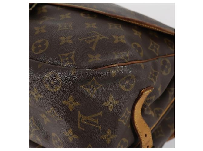 LOUIS VUITTON Borsa a Spalla Monogram Saumur 35 M42254 LV Auth 148638 Monogramma - vista 16