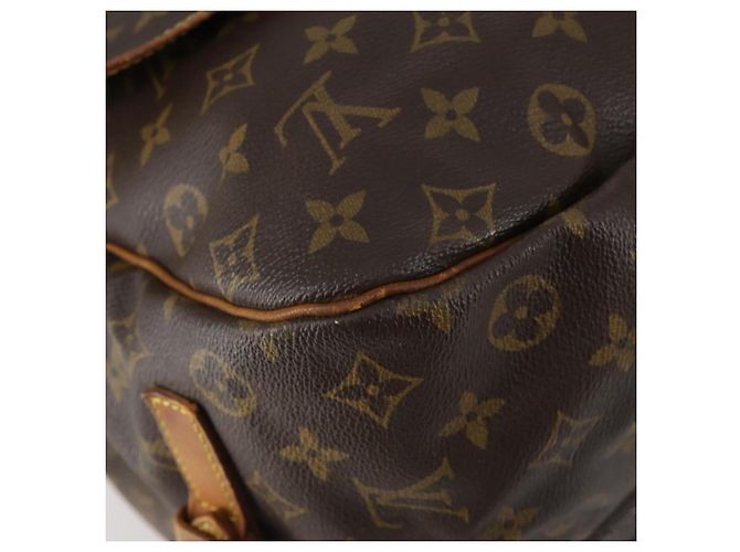LOUIS VUITTON Borsa a Spalla Monogram Saumur 35 M42254 LV Auth 148638 Monogramma - vista 17