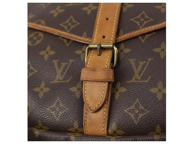 LOUIS VUITTON Borsa a Spalla Monogram Saumur 35 M42254 LV Auth 148638 Monogramma - vista 20