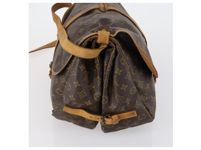 LOUIS VUITTON Borsa a Spalla Monogram Saumur 35 M42254 LV Auth 148638 Monogramma - vista 3