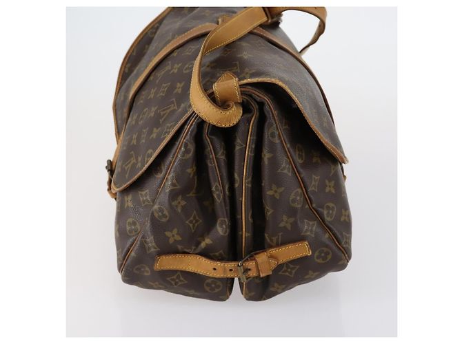 LOUIS VUITTON Borsa a Spalla Monogram Saumur 35 M42254 LV Auth 148638 Monogramma - vista 4