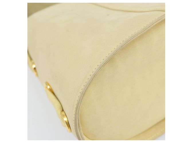 Borsa a mano Salvatore Ferragamo in suede giallo oro Auth BA8224 D'oro - vista 14