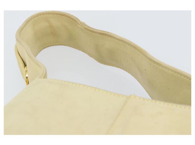Borsa a mano Salvatore Ferragamo in suede giallo oro Auth BA8224 D'oro - vista 8