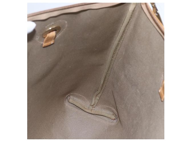 Gucci Borsa tote Micro GG Supreme in PVC beige e oro 002 4868 39 Auth 151511 D'oro - vista 18