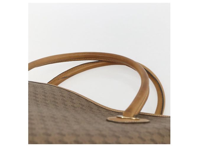 Gucci Borsa tote Micro GG Supreme in PVC beige e oro 002 4868 39 Auth 151511 D'oro - vista 8