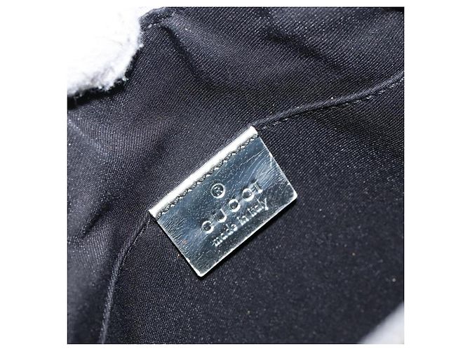 Borsa a Spalla GG Canvas Gucci Argento 147671 Auth 155220 - vista 17