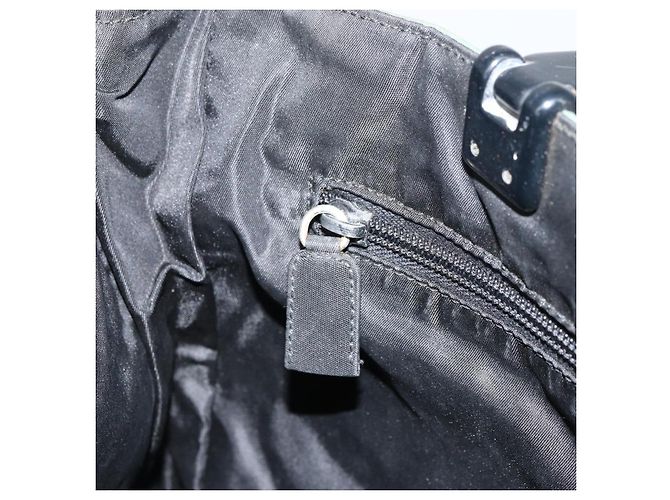 PRADA Borsa a mano in nylon verde argento Auth 151462 - vista 21