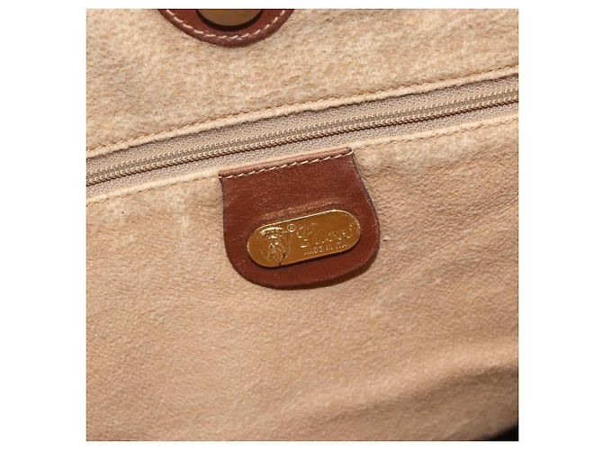 Gucci Bolsa tote Micro GG Supreme em PVC couro bege dourado 002 115 0135 Auth 151663 - vista 18