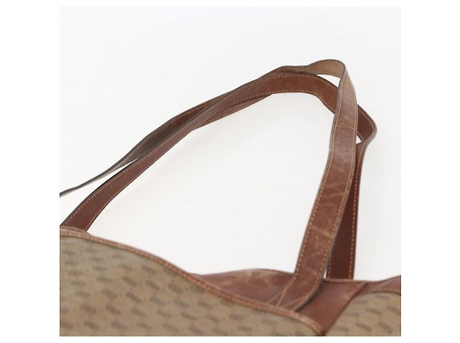 Gucci Bolsa tote Micro GG Supreme em PVC couro bege dourado 002 115 0135 Auth 151663 - vista 8
