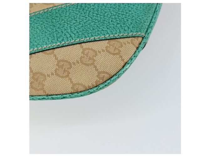 Borsa a Spalla GG Canvas Gucci Beige Argento 134357 Auth 156040 - vista 16