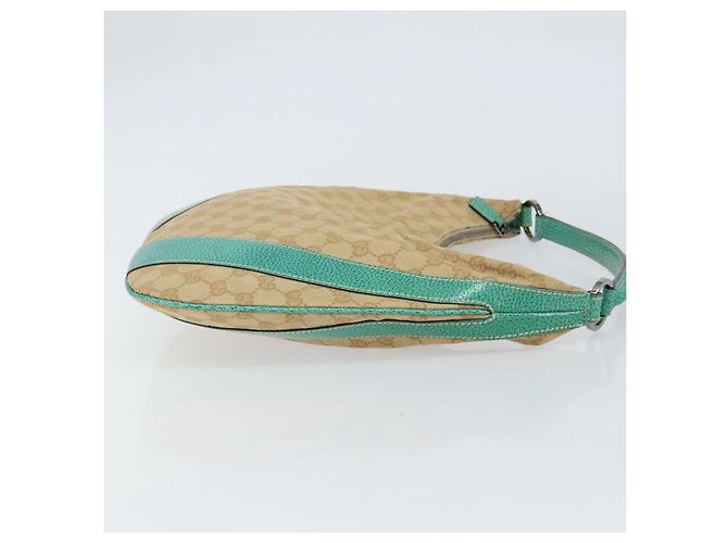 Borsa a Spalla GG Canvas Gucci Beige Argento 134357 Auth 156040 - vista 3