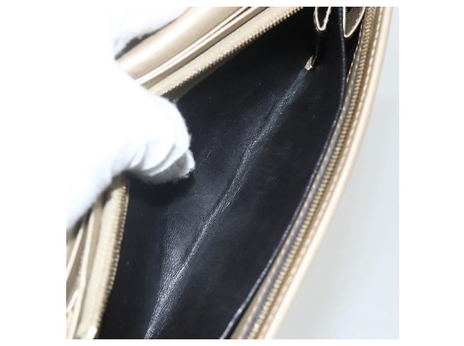GUCCI GG billetera larga de PVC dorado 224262 Auth bs31465 - vista 11