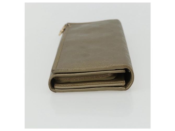 GUCCI GG billetera larga de PVC dorado 224262 Auth bs31465 - vista 4