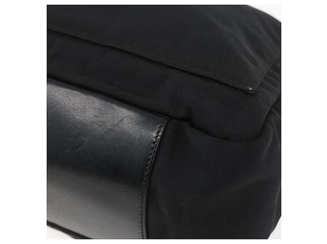 Borsa a Spalla GUCCI Bamboo Nylon 2in1 Nero Oro 000 0509 Auth 151645 D'oro - vista 15