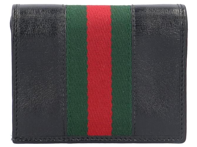 Portafoglio Bifold Gucci Raja Nero - vista 3