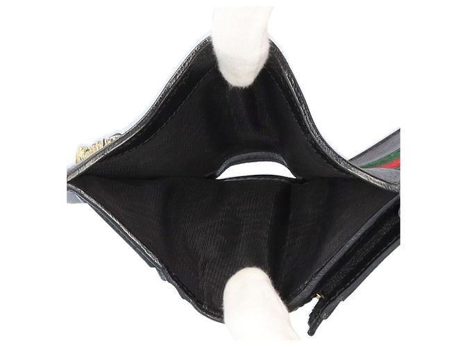 Portafoglio Bifold Gucci Raja Nero - vista 6