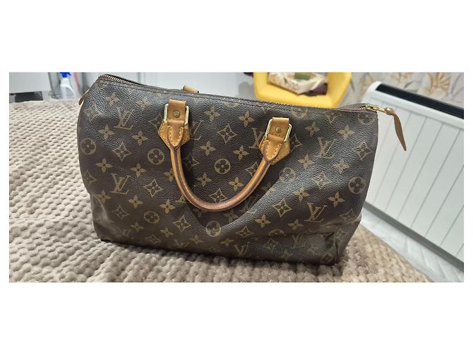 Louis Vuitton Speedy Tela Monogrammata Marrone - vista 2