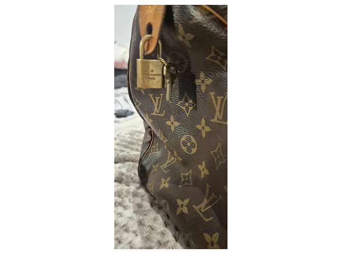 Louis Vuitton Speedy Tela Monogrammata Marrone - vista 3