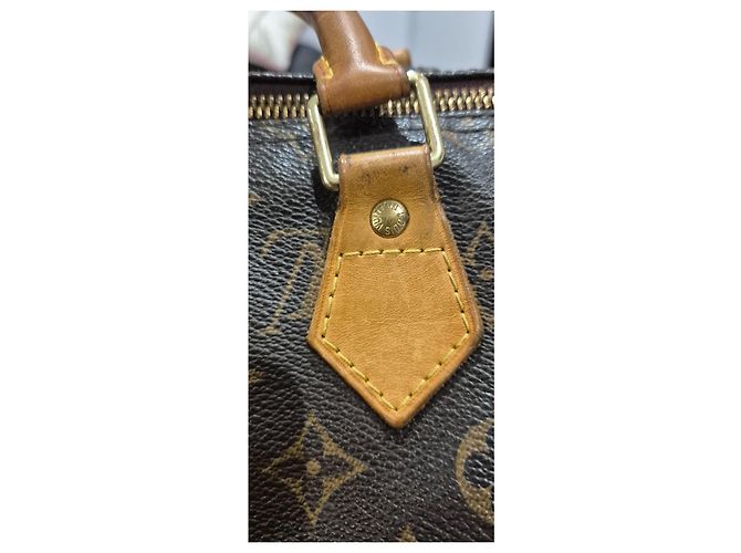 Louis Vuitton Speedy Tela Monogrammata Marrone - vista 4