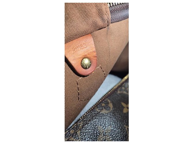 Louis Vuitton Speedy Tela Monogrammata Marrone - vista 7