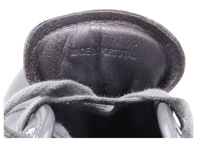 Baskets DBB1 Basses Lanvin en Cuir de Veau Gris - vue 10
