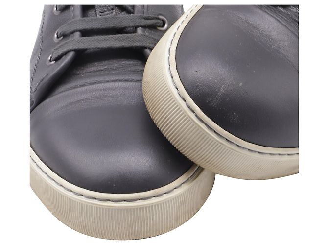 Baskets DBB1 Basses Lanvin en Cuir de Veau Gris - vue 7