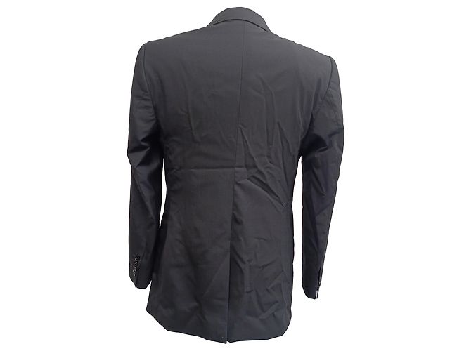 Blazer e pantaloni a un bottone Dolce & Gabbana Martini in lana nera Nero - vista 2