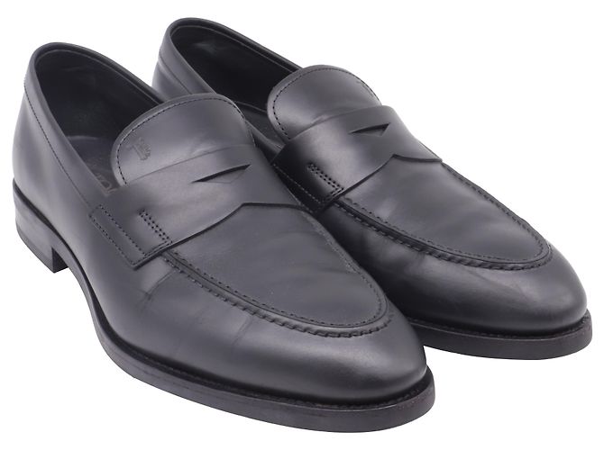 Mocassini Penny Tod's in pelle nera Nero - vista 3