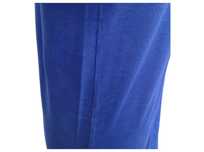 Polo Fendi Monster Eyes in cotone blu navy - vista 3