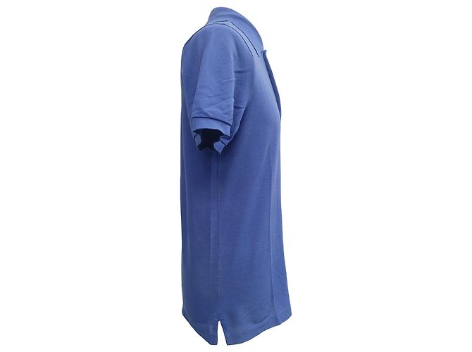 Polo Fendi Monster Eyes in cotone blu navy - vista 6