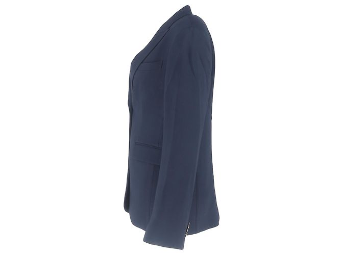 Blazer a un bottone in lana blu navy Loro Piana - vista 2
