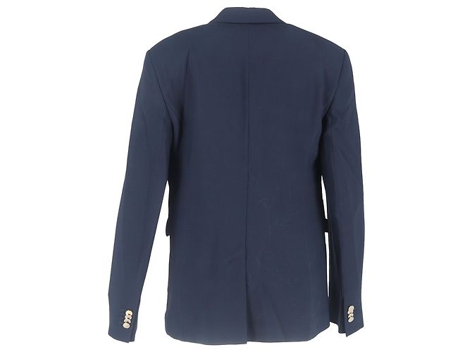 Blazer a un bottone in lana blu navy Loro Piana - vista 3