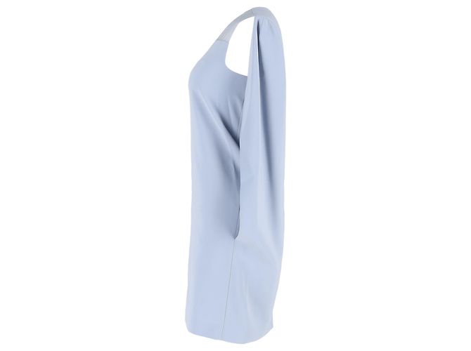 Abito Mini Cape Sospiro Max Mara in Triacetato Blu Chiaro - vista 2