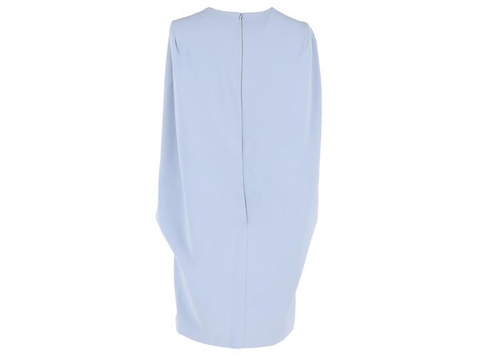 Abito Mini Cape Sospiro Max Mara in Triacetato Blu Chiaro - vista 3